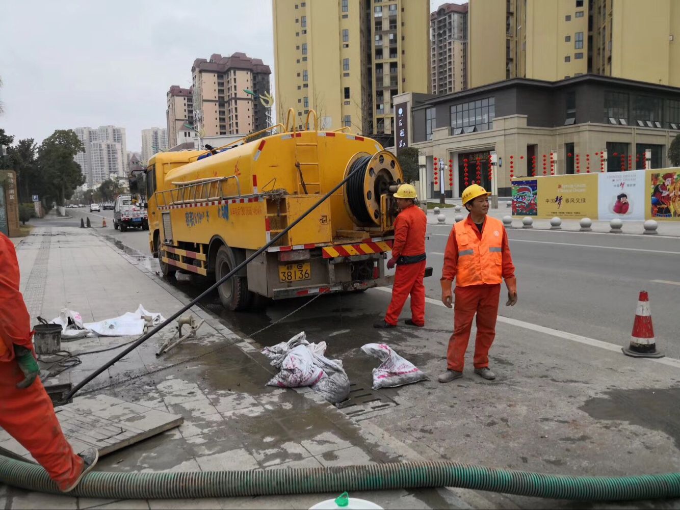 岫岩排污管道清淤-管道清洗